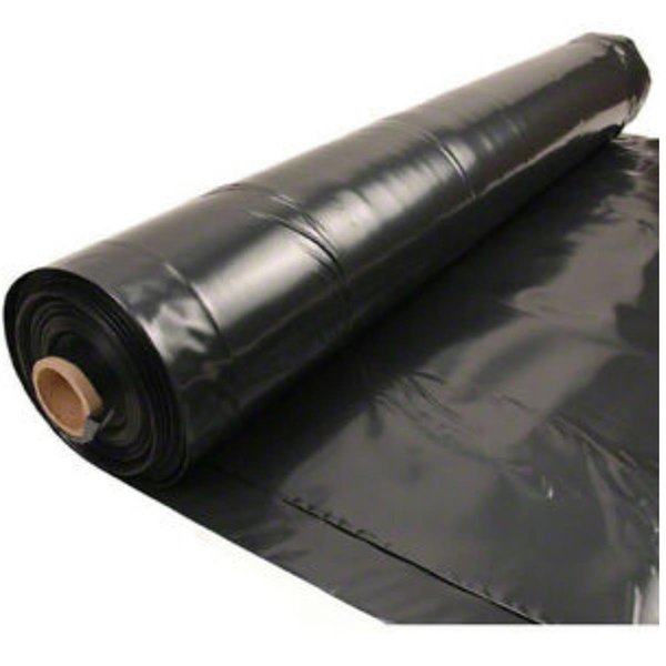 Film-Gard Film-Gard 5036513 10 x 50 ft. 6 ml T Professional Grade Polyethylene Sheeting; Black 5036513